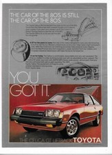 1978 Toyota Celica Gt Liftback Car & USO  World Headquarters Vintage Print Ads