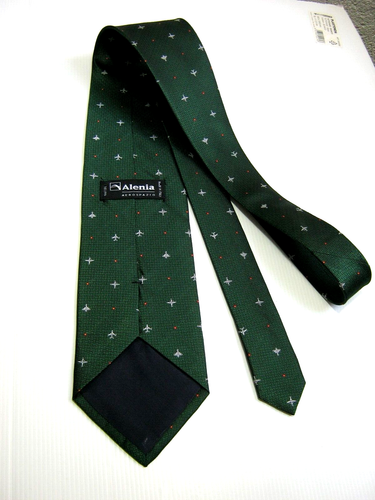 ULTRA RARE ALENIA AEROSPAZIO COLLEZIONISMO VINTAGE 90 NUOVA NEW SETA PURE SILK - 第 3/4 張圖片