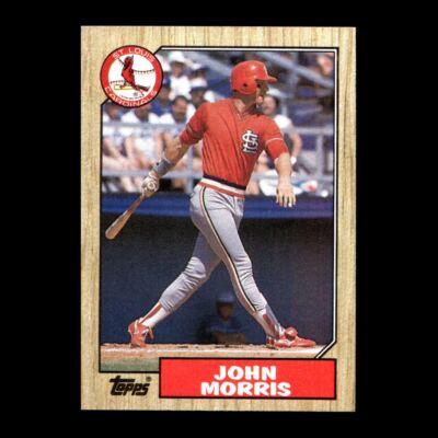 John Morris 1987 Topps St. Louis Cardinals #211 Set Break R306
