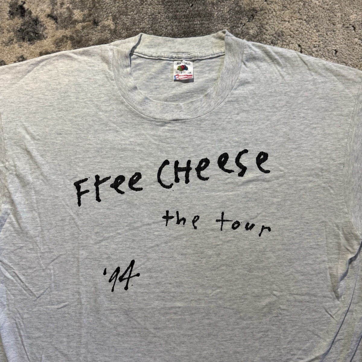 Vintage 1994 MST3K Free Cheese College Tour T Shirt Men's XL