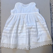 Vintage Girl  s Sleeveless Lace Edge Dress