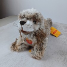 Steiff Robby Seal 063077 All ID: Chest Tag, Button, Yellow Tag 1991-1999 12"