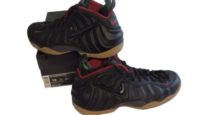 Size 13 - Nike Foamposite Pro Gucci - Black for sale online  display picture 1