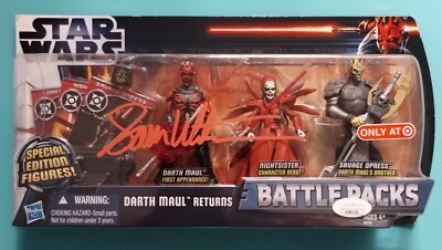 #ad #ad Sam Witwer Signed Darth Maul Returns Battle Pack $108.00