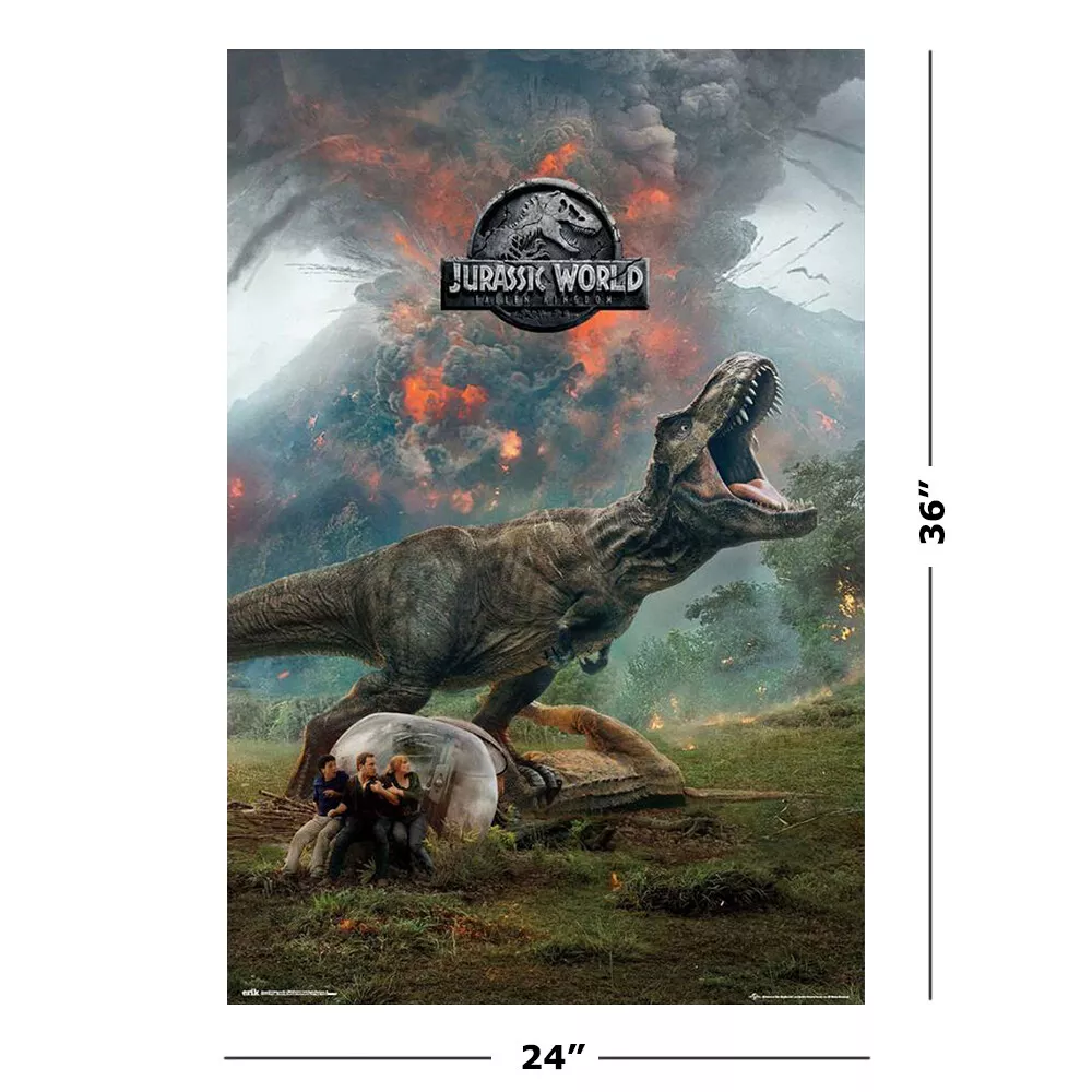 Poster, Quadro Jurassic World - T-Rex em