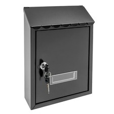 Modern Outdoor Waterproof Extra Large Drop Box Wall Mounted Mailbox with 2 keys
