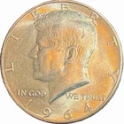 1964 D Kennedy Half Dollar Coin - circulated