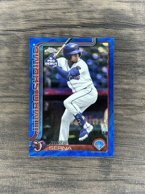 2025 Topps Pro Debut Jared Serna /150 Miami Marlins #PDC-121 Blue Wave