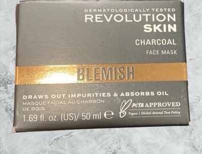 Revolution Skincare Charc Face Mask   Blemish Control | 50ml | Vegan & PETA Ap