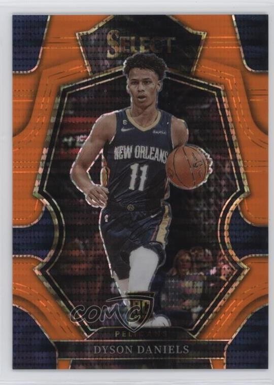 2022 Select Premier Level FOTL Neon Orange Pulsar Prizm 7/15 Dyson Daniels 0xh3