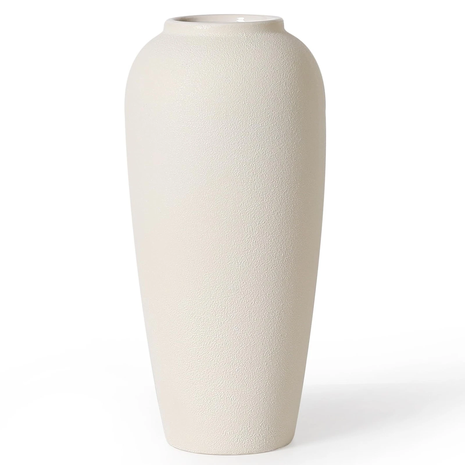 Rustic Ceramic Table Vase, 14.9" Vintage White Clay Tall Floor Ceramic Terrac...
Opens in a new wind