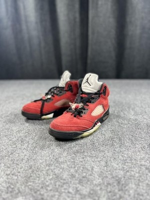 Nike Air Jordan 5 Retro Raging Bull Shoes Mens 8.5 Red Basketball DD0587-600