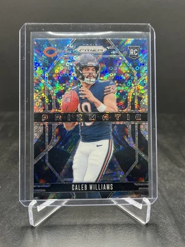 2024 Panini Prizm Football Caleb Williams RC Rookie Prizmatic No Huddle #1