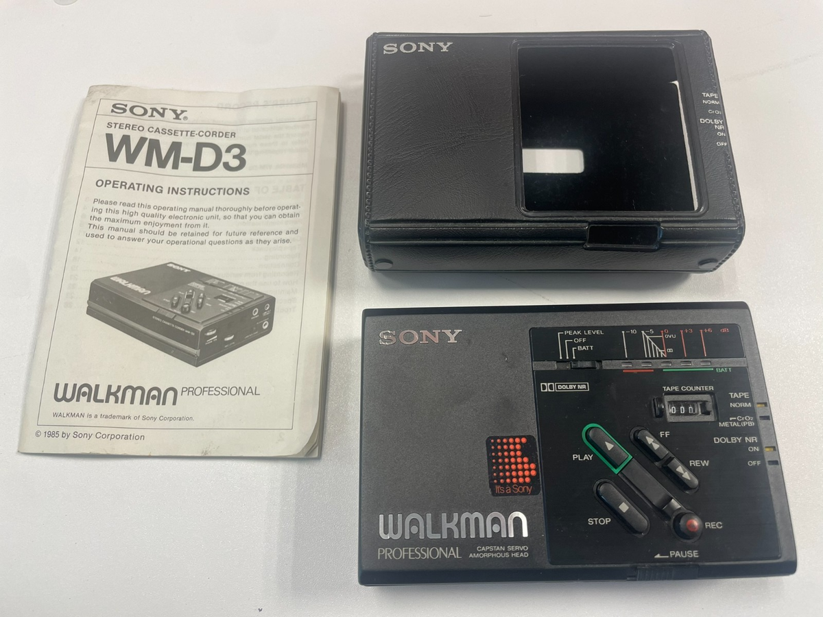 Sony Walkman WMD3 Professional Stereo Cassette Recorder