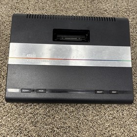 Atari 7800 Video Game Console With Controllers Game TESTED Bundle Lot In Box