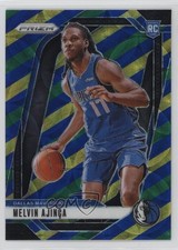 2024-25 Panini Prizm Choice Blue Yellow & Green Prizm Melvin Ajinca #255 f9s