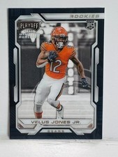 Velus Jones Jr. Bears 2022 Chronicles Playoff Acetate Panini RC #PMR-27