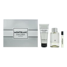 Montblanc Explorer Platinum EDP 100ml, 7.5ml + Shower Gel 100ml Gift Set for Him