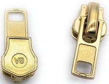 Zipper Repair Kit - 8 Heavy Duty Universal Brass Jacket Sliders