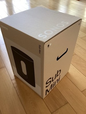Sonos Sub Mini, Black, Compact Wireless Subwoofer, New In Box