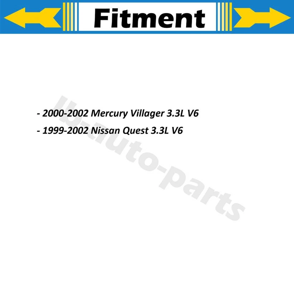Manguera de freno delantera 2x para Nissan Quest 1999 2000 2001 2002 3,3 L Foto 2 de 4