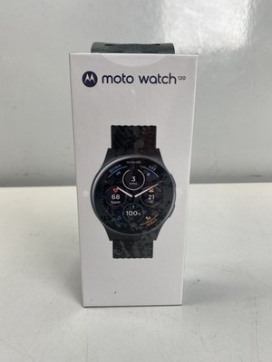 Motorola Moto Watch 120 Smartwatch - Bluetooth - Phantom Black