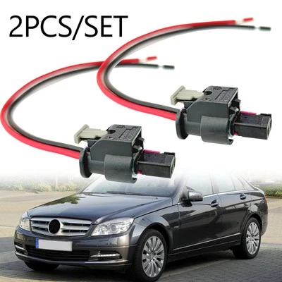 2x  2-Polig Tagfahrlicht Stecker Für Mercedes Benz W204 S204 W212 S212 C204 - Bild 1 von 4