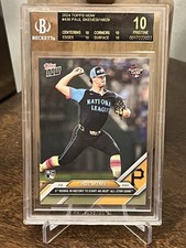 2024 Topps Now - All-Star Game Paul Skenes RC PRISTINE BLACK LABEL 10