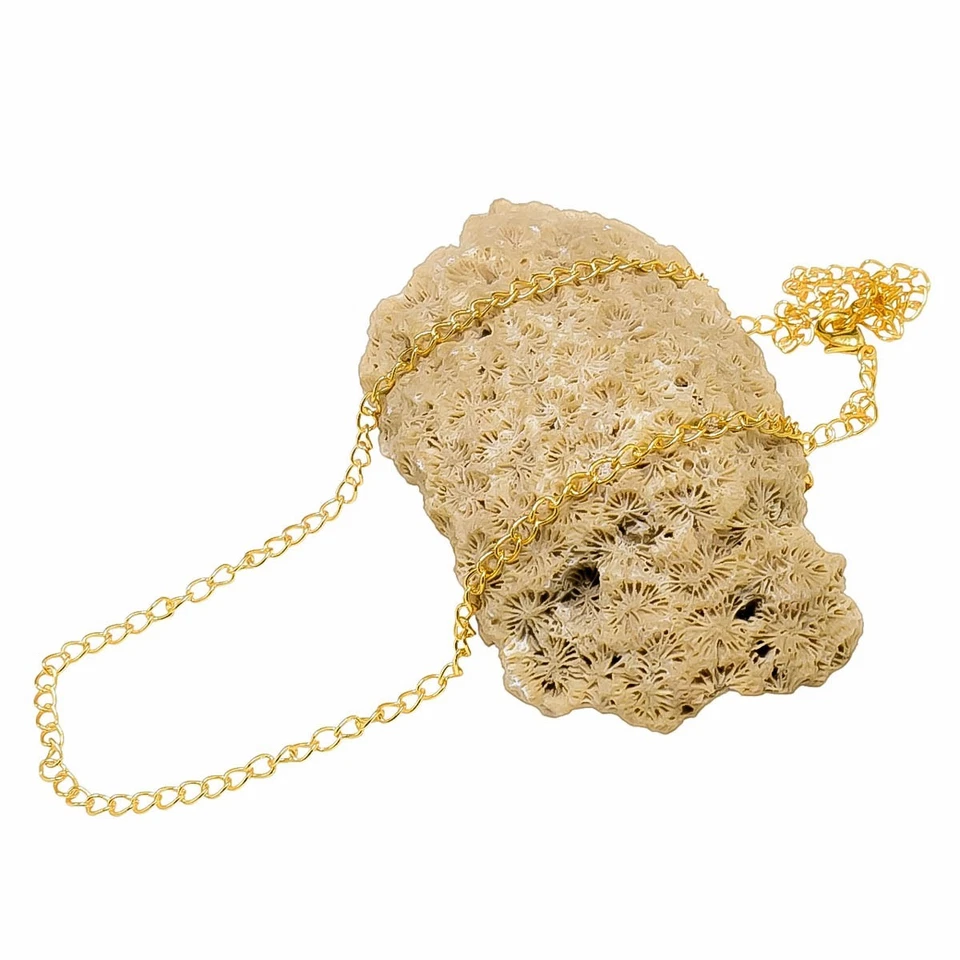 Collar de cadena de eslabones lisos de oro amarillo de 18k con broche de garra de langosta regalo unisex Foto 3 de 4