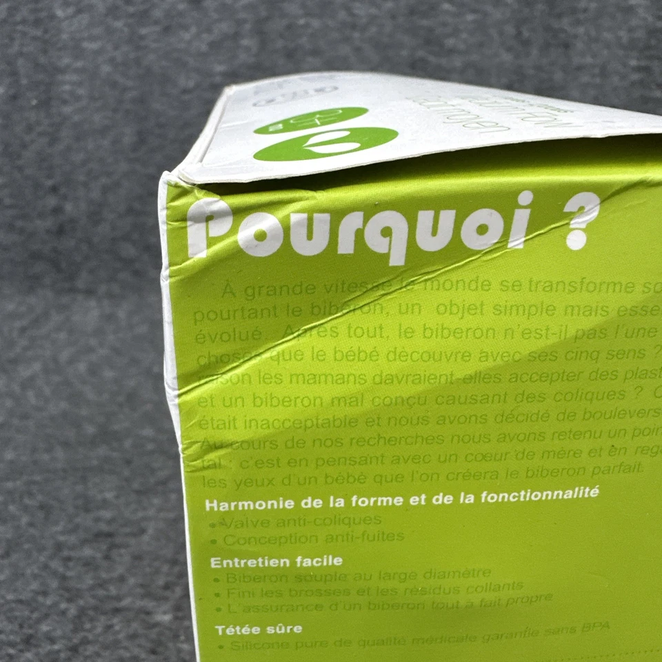 Comotomo Soft Hygienic Silicone Baby Bottles 8 fl oz Med Flow 2 Holes Lot Of 6 - Image 4 of 4