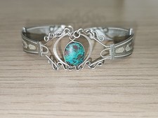Bracelet ancien en argent vintage, bijou rétro pour collectionneur ou amateur