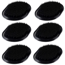 Shampoo Pocket Comb Massage Hair Comb Pocket 6 Pcs Palm Brush Comb Portable Hair