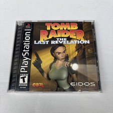 Tomb Raider The Last Revelation Black Label Playstation 1 PS1 CIB REG Card CLEAN
