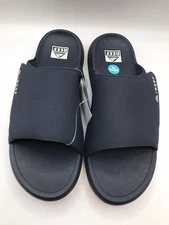MEN'S REEF NAVY/WHITE/ORANGE SWELL CRUISER SLIDE SANDAL W/BOTTLE OPENER SIZE 12