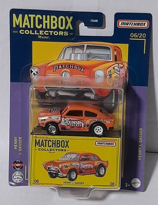 2021 Matchbox Collectors HENRY J. GASSER Sunset Rocket Orange #6/20