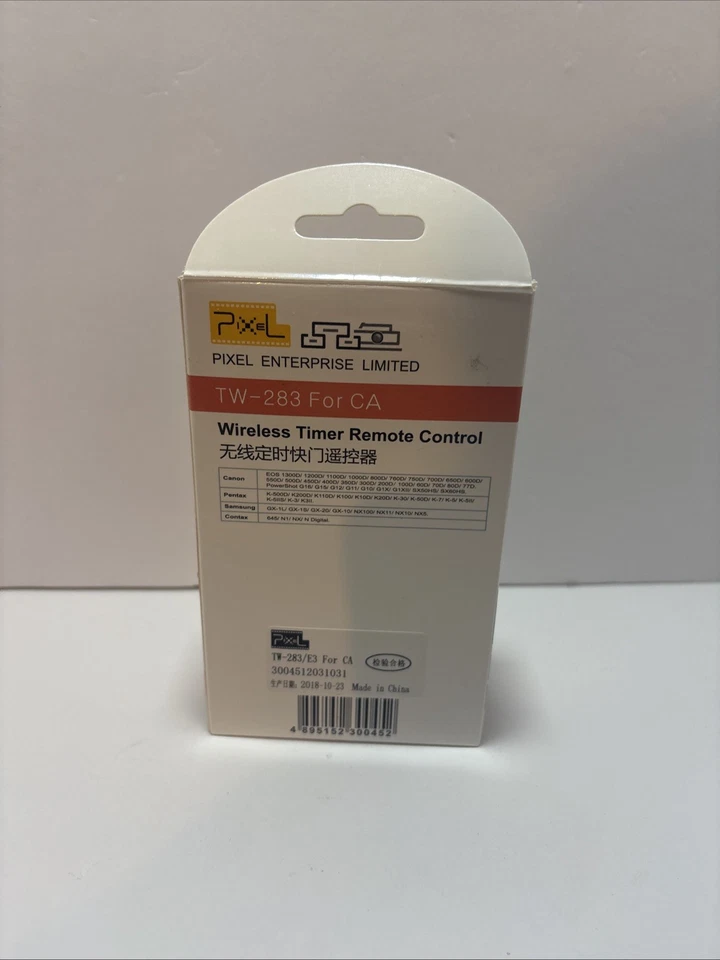 Pixel TW-283 E3 - Wireless Shutter Release Cable Compatible with Canon XT XTi XS - Image 3 of 4