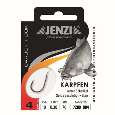 Jenzi Geb.Haken Premium Karpfen Gr.4