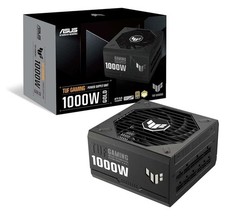 PC-Gehäuse mit 4 RGB-Lüftern + Wasserkühlung & ASUS TUF Gaming 1000W Netzteil