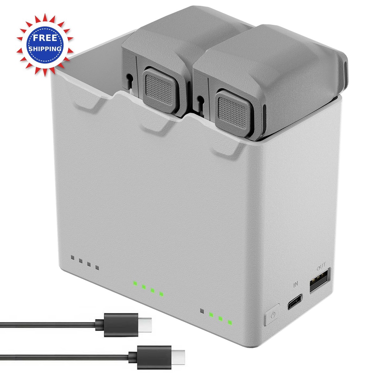 DJI Mini 5 Pro Intelligent Flight Battery Plus 2 Pack with Charger