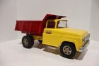 Vintage Tonka Metalcraft Mighty Dump Truck Toy Red Yellow Painted Collectible