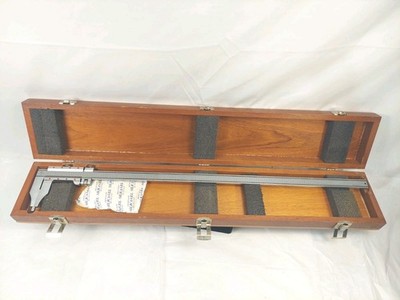 Brown & Sharpe 30'' Vernier Caliper w/ Wood Case , 570