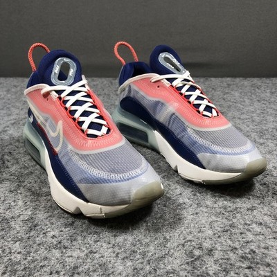 Nike Air Max 2090 Shoes Mens 8 Blue Mesh Running Low Top Sneakers CT1091-101