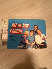 Vintage All in the Family Board Game 1972 Milton Bradley Complete