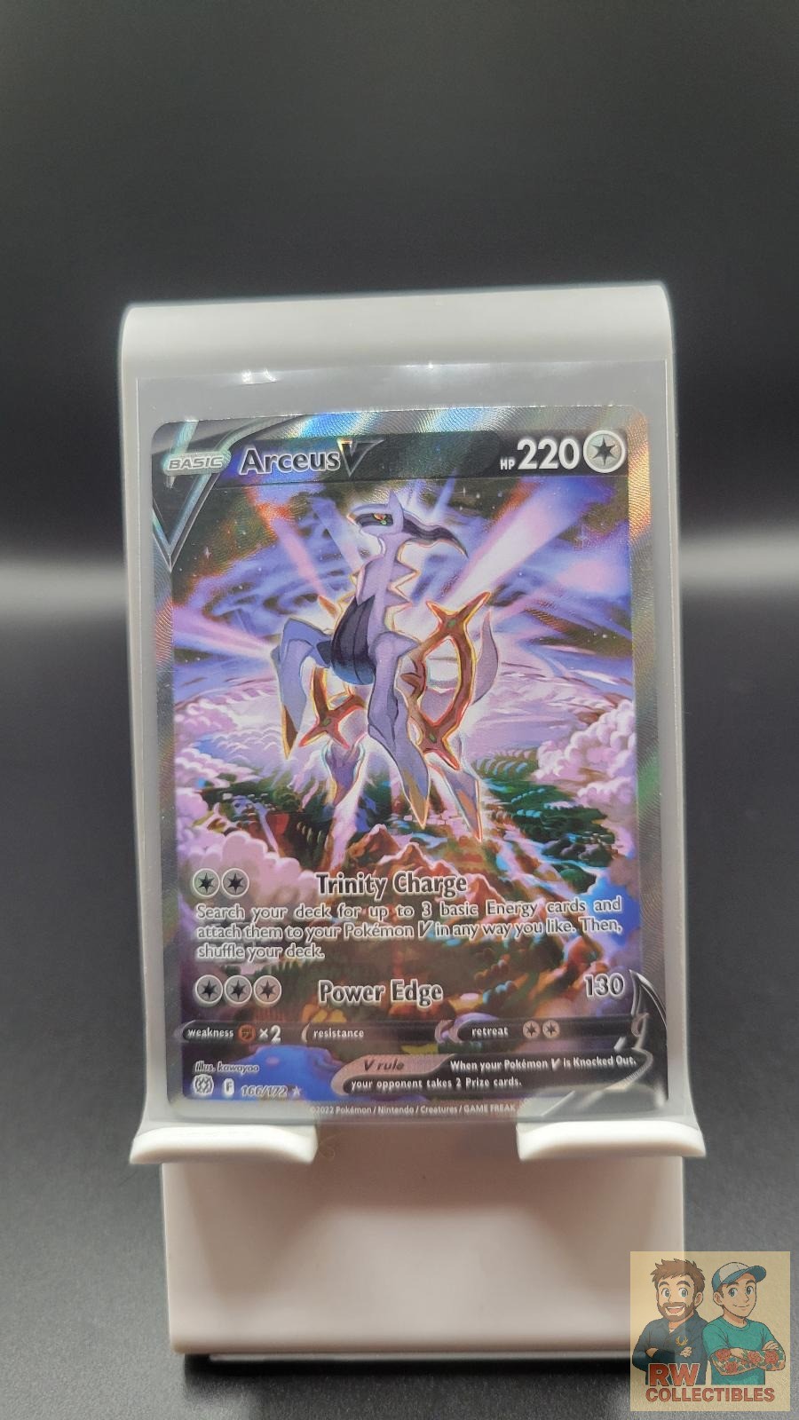 Arceus V 166/172 Ultra Rare Brilliant Stars Pokemon Near Mint