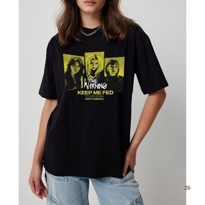 The Warning Keep Me Fed Tour 2024 Kurzarm Tee Shirt
