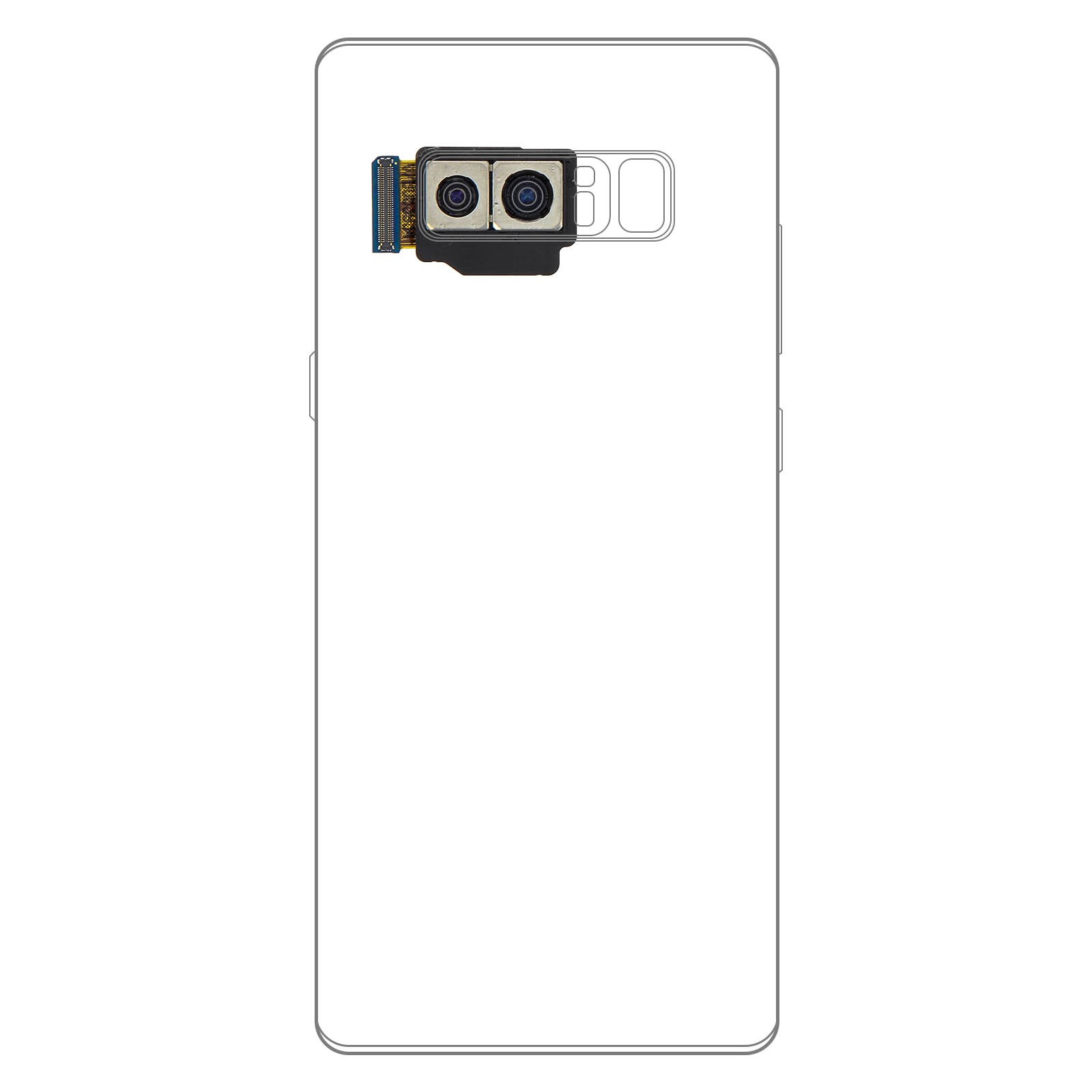 Module caméra de recul pour Galaxy Note 8 avec capteur optique haute précision