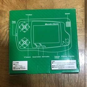 Wonderswan Wonder Swan  Bandai WonderSwan Console Transparent clear Green