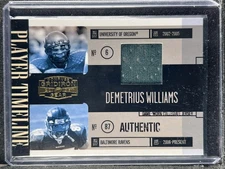 Williams, Demetrius - 2006 Gridiron Gear - Player Timeline - Swatch - 115/250