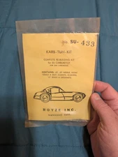 Royze inc Complete re-building kit for SU Carburetor, SU-433 New, New Old Stock