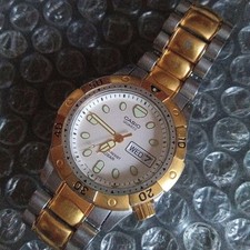 CASIO MD-721 Marlin Engraved Caseback, Two-Tone Color